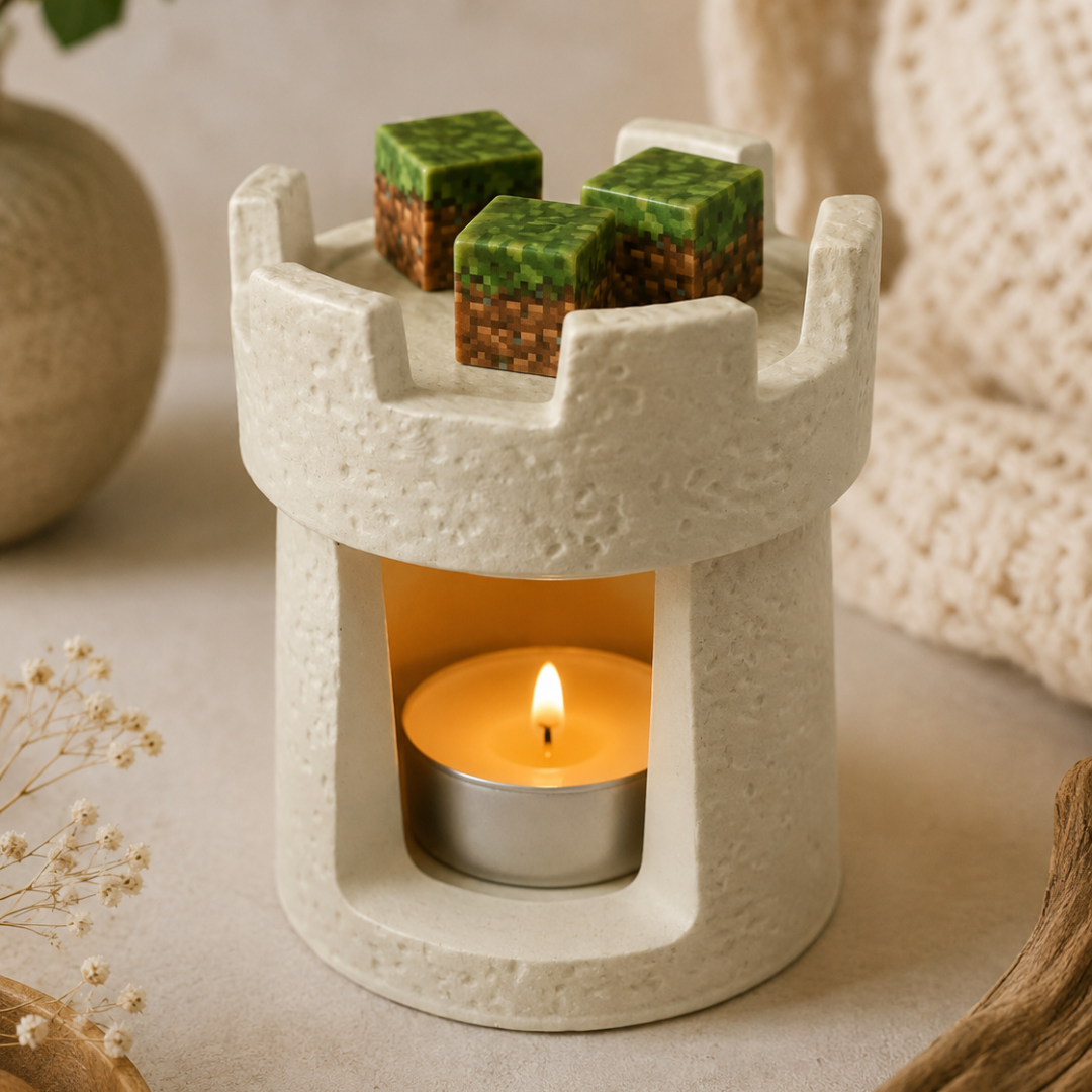 Rechaud Castelo Stone | Aromatizador para Wax Melts, Essência, óleos essênciais - Imagem 5