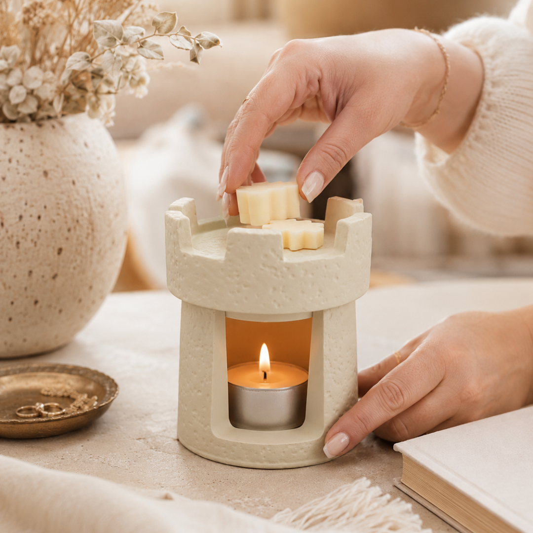 Rechaud Castelo Stone | Aromatizador para Wax Melts, Essência, óleos essênciais - Imagem 3