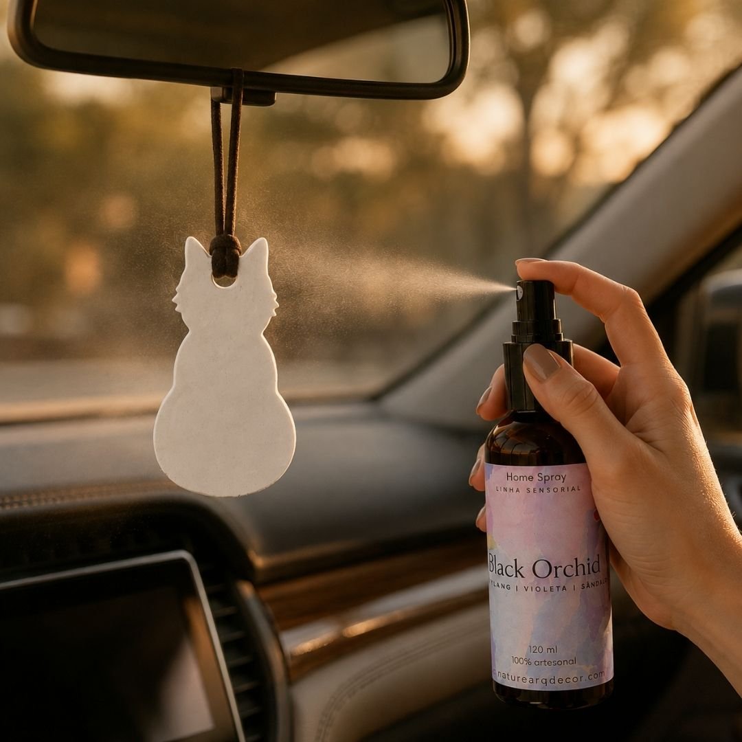 Aromatizador Chaveiro Miau I Carro, Closet e Ambientes I Nature