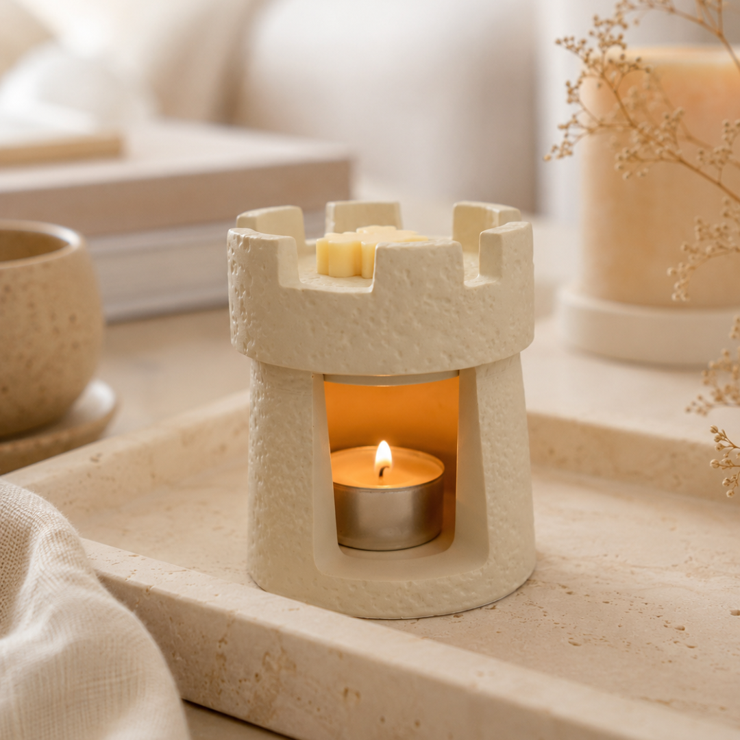 Rechaud Castelo Stone | Aromatizador para Wax Melts, Essência, óleos essênciais - Imagem 4