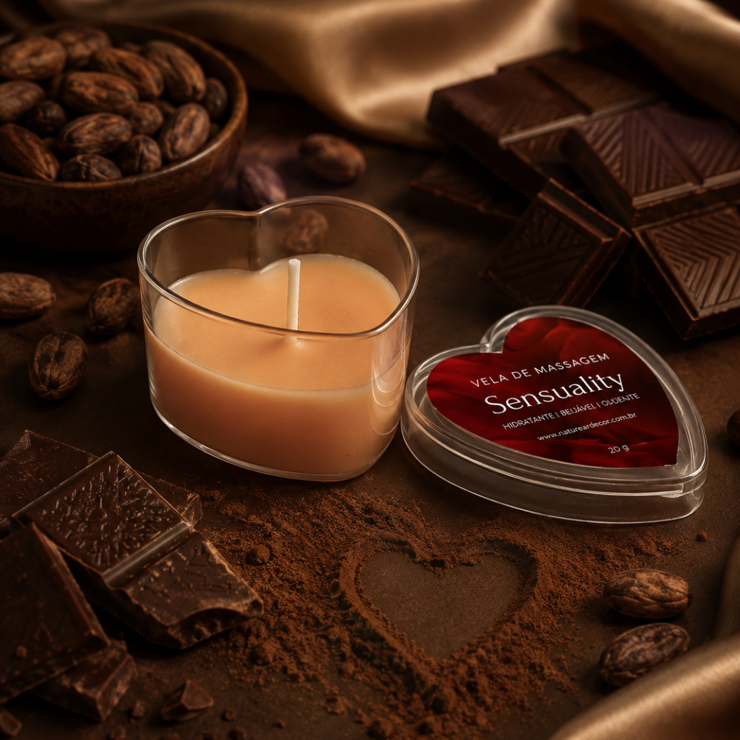 Vela de Massagem 20g Nature I Hidratante Beijável | Morango Chocolate Tutti Frutti - Imagem 3