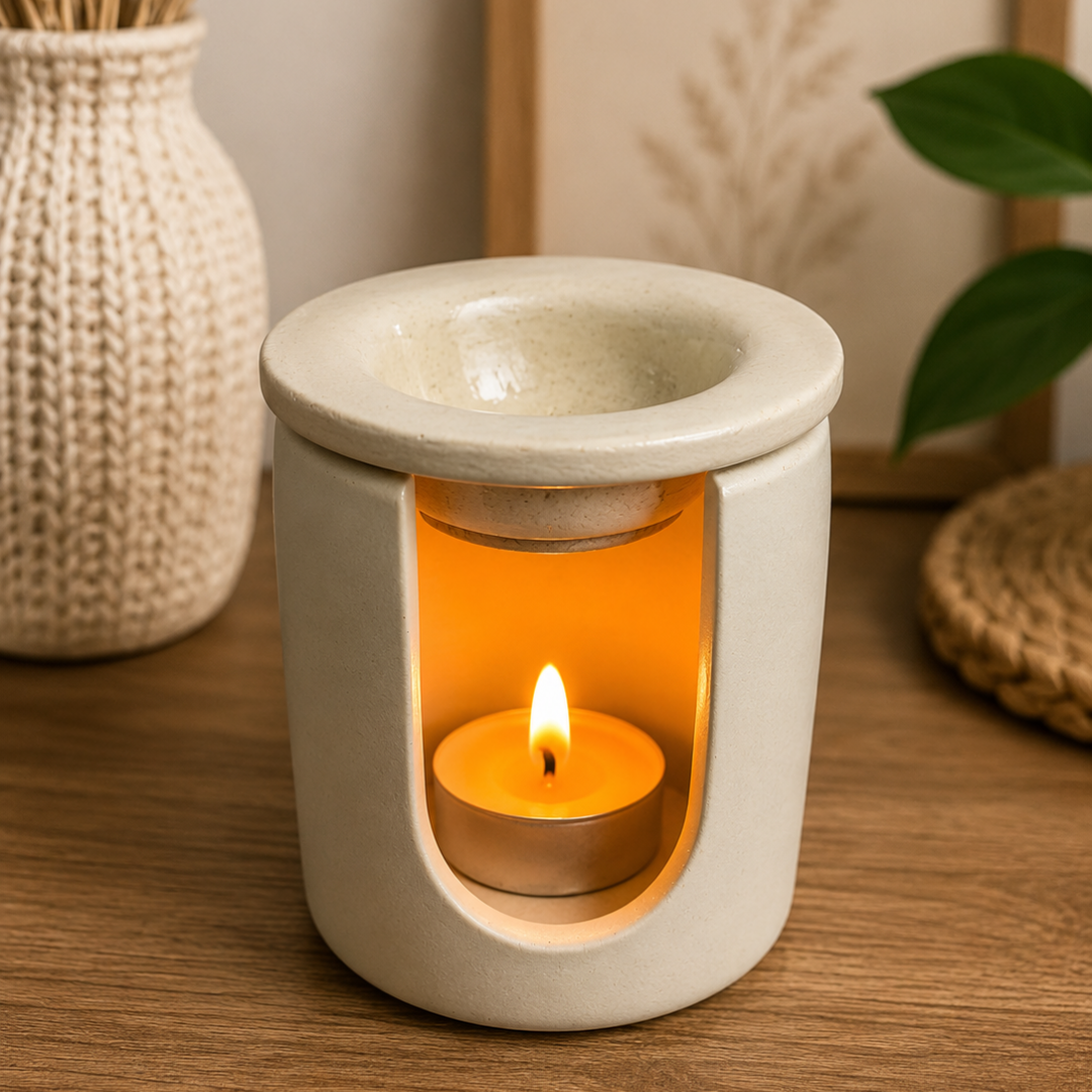 Rechaud Stone Artesanal | Aromatizador para Wax Melts, Essência, óleos essênciais