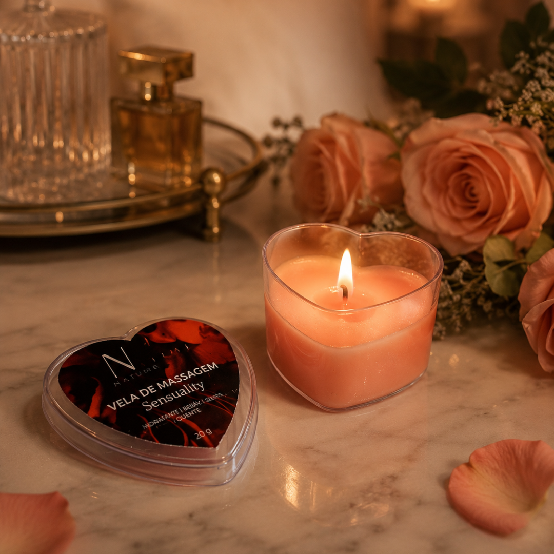 Vela de Massagem 20g Nature I Hidratante Beijável | Morango Chocolate Tutti Frutti - Imagem 8