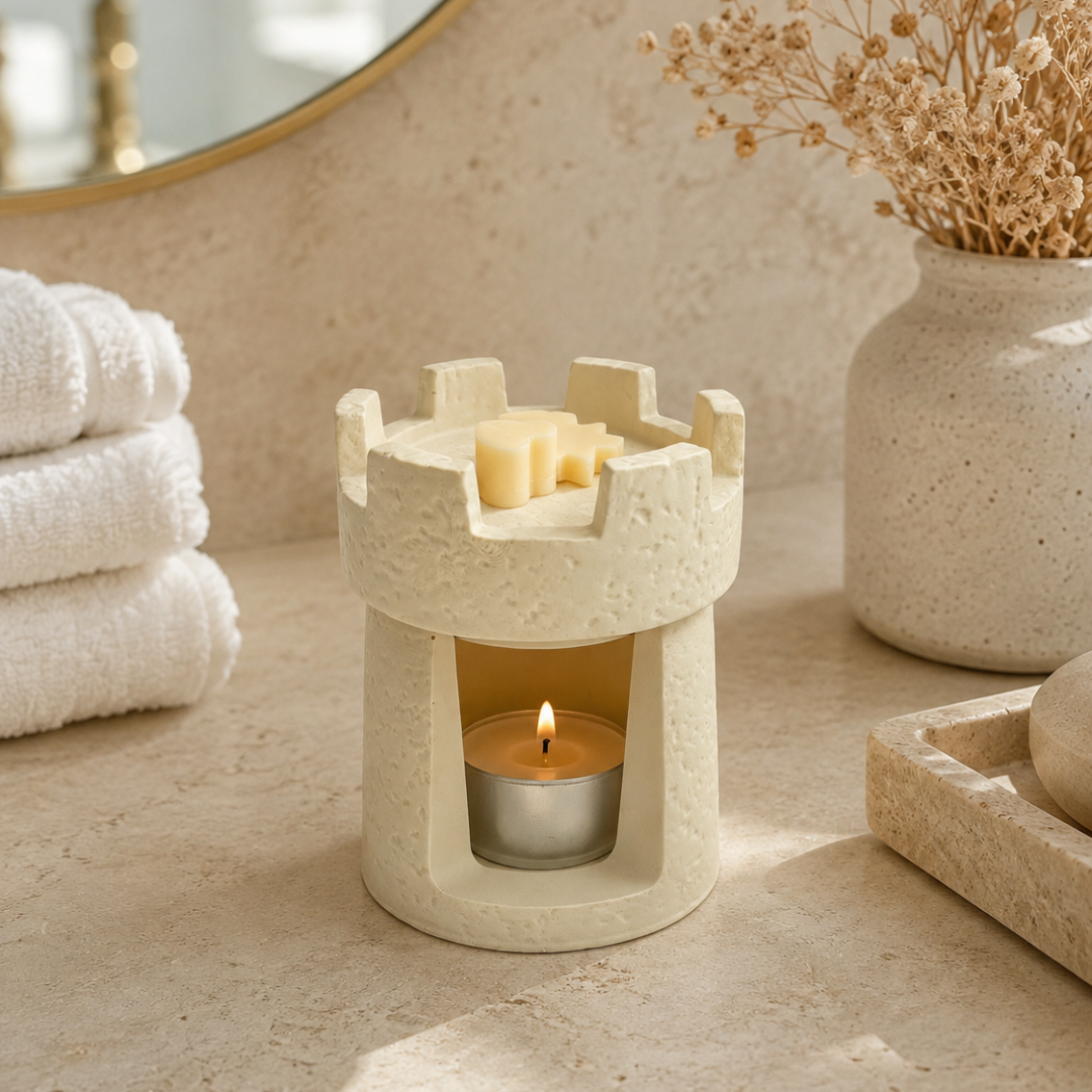 Rechaud Castelo Stone | Aromatizador para Wax Melts, Essência, óleos essênciais - Imagem 2